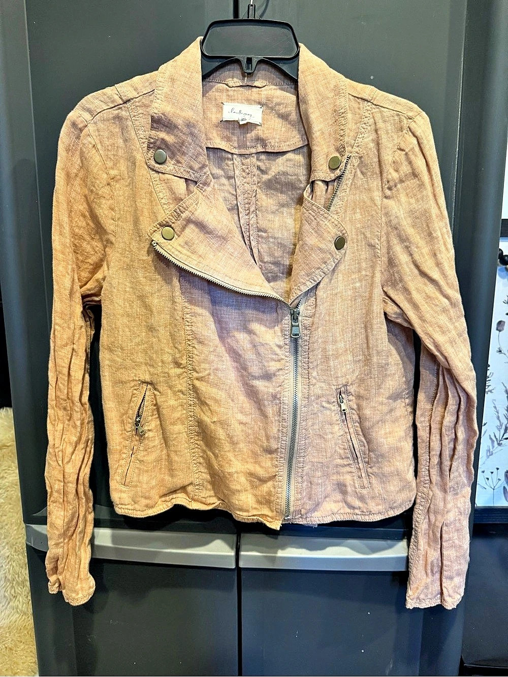 Lou & Grey Linen Jacket Size Medium